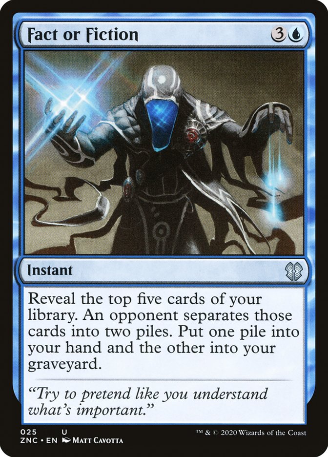 Fact or Fiction [Zendikar Rising Commander] Magic: The Gathering