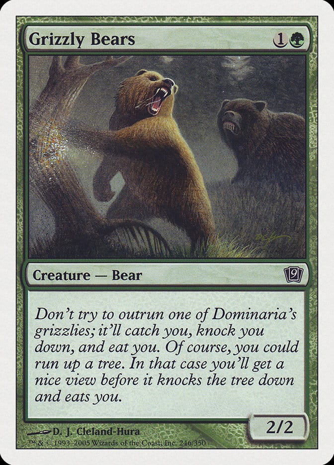 Grizzly Bears [Ninth Edition] Magic: The Gathering