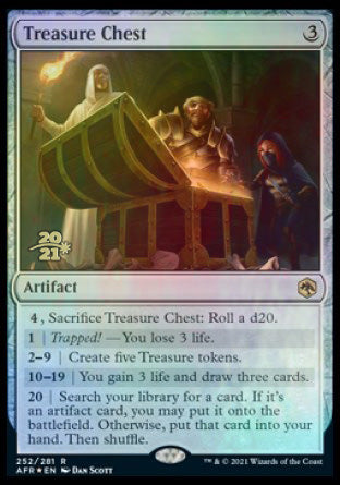 Treasure Chest [Dungeons & Dragons: Adventures in the Forgotten Realms Prerelease Promos] Magic: The Gathering