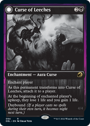 Curse of Leeches // Leeching Lurker [Innistrad: Double Feature] Magic: The Gathering
