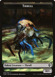 Horror // Thrull Double-Sided Token [Commander Legends Tokens] Magic: The Gathering
