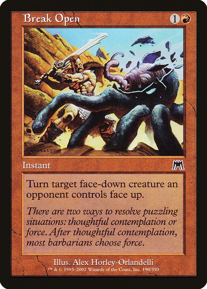 Break Open [Onslaught] Magic: The Gathering