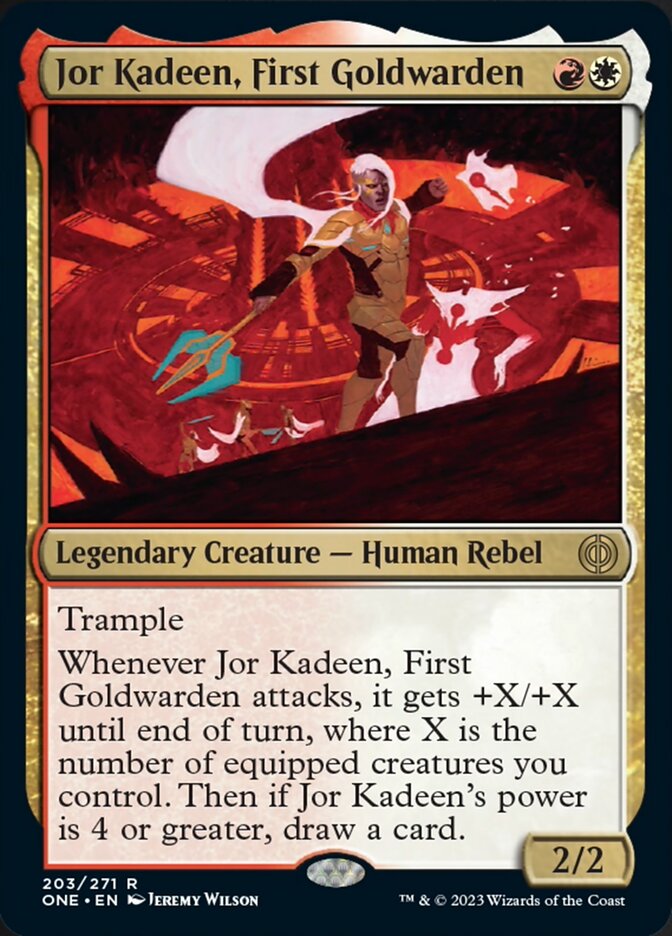 Jor Kadeen, First Goldwarden [Phyrexia: All Will Be One] Magic: The Gathering