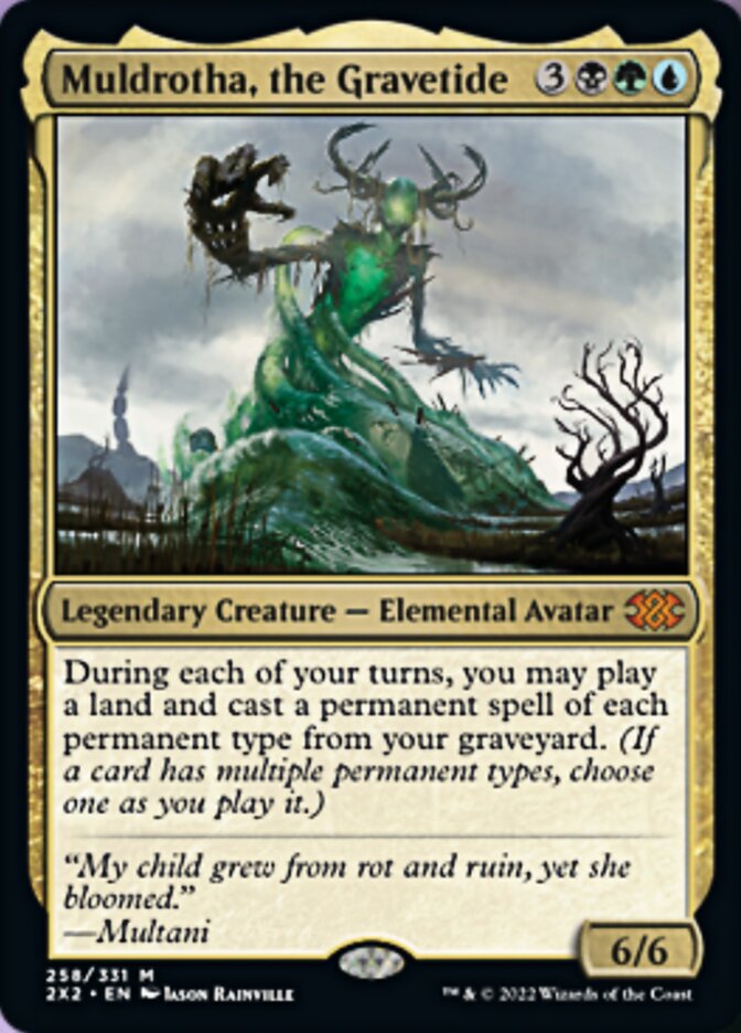 Muldrotha, the Gravetide [Double Masters 2022] Magic: The Gathering