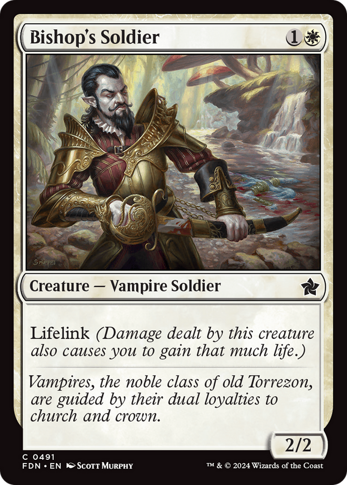 Bishop's Soldier [Foundations] Magic: The Gathering