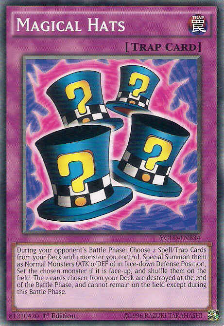 Magical Hats [YGLD-ENB34] Common Yu-Gi-Oh!