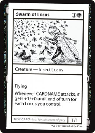 Swarm of Locus (2021 Edition) [Mystery Booster Playtest Cards] Magic: The Gathering