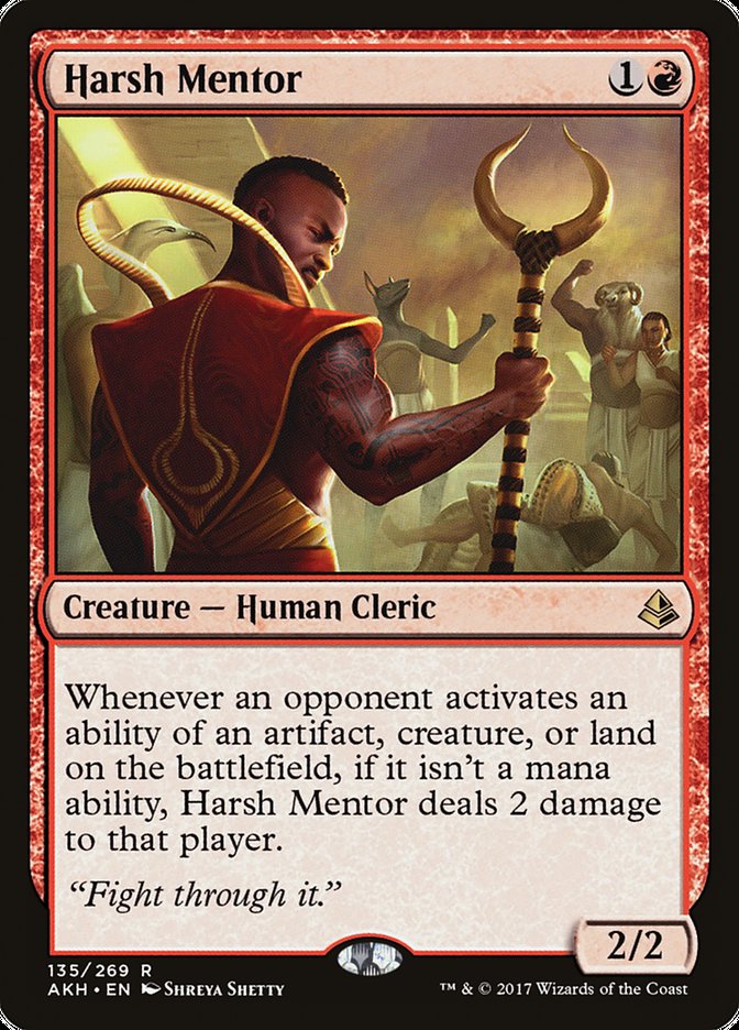 Harsh Mentor [Amonkhet] Magic: The Gathering