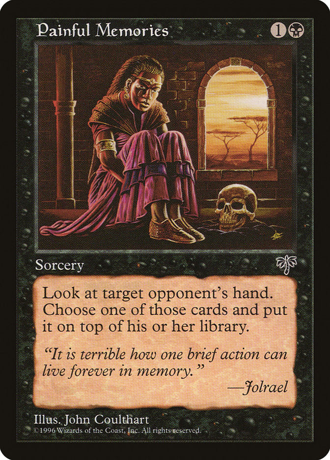 Painful Memories [Mirage] Magic: The Gathering