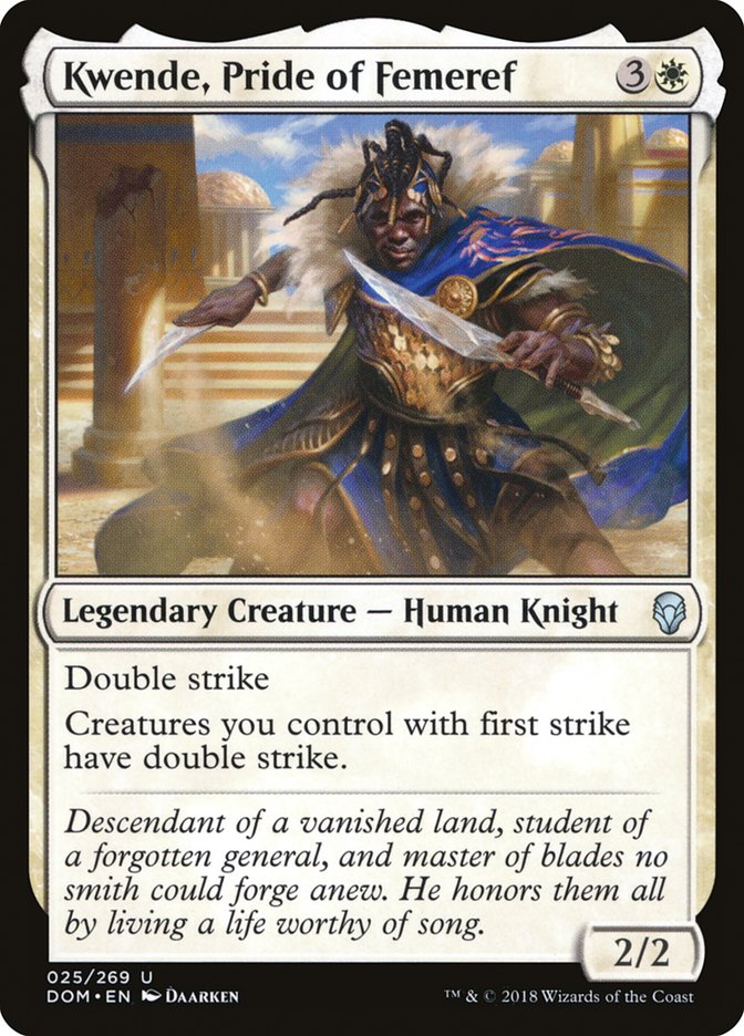 Kwende, Pride of Femeref [Dominaria] Magic: The Gathering
