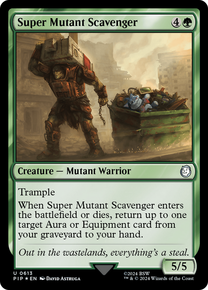 Super Mutant Scavenger (Surge Foil) [Fallout] Magic: The Gathering