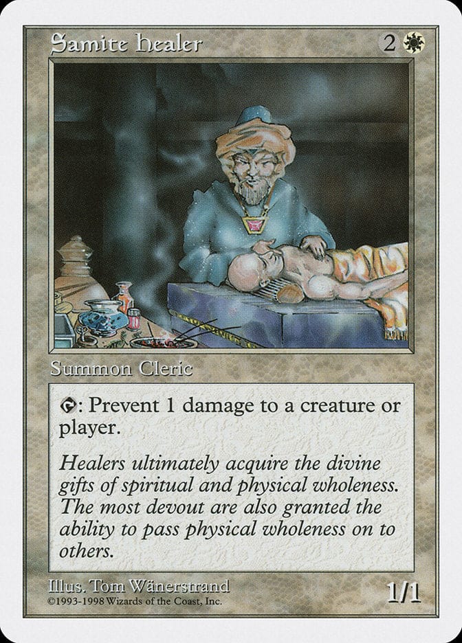 Samite Healer [Anthologies] Magic: The Gathering