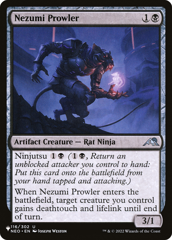 Nezumi Prowler [The List] Magic: The Gathering