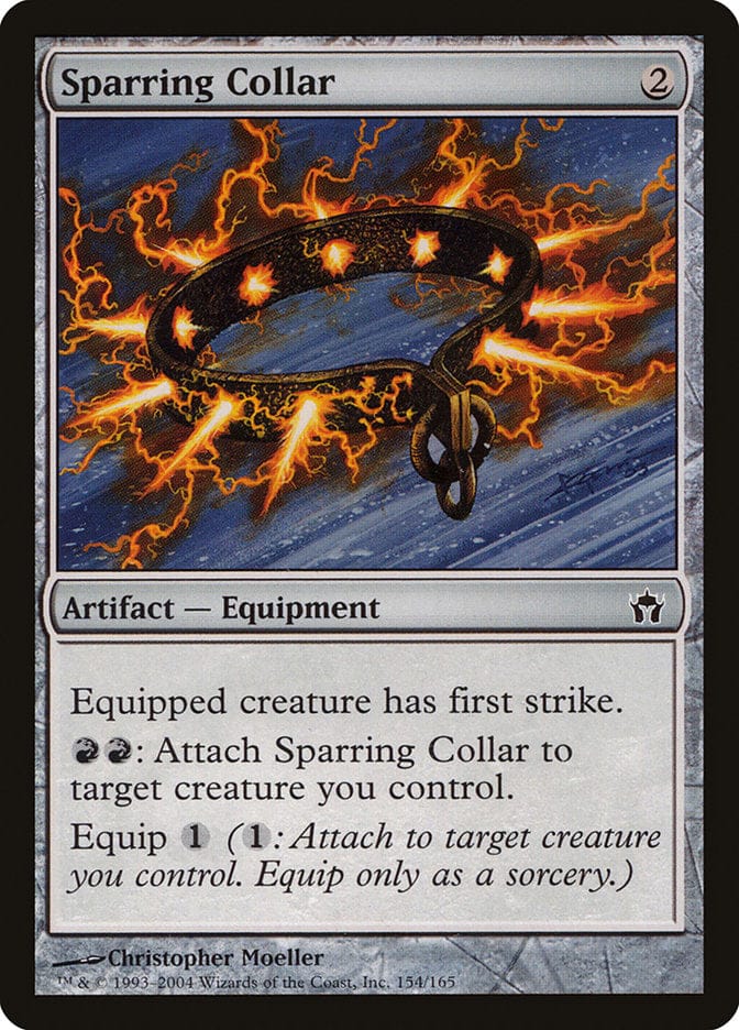 Sparring Collar [Fifth Dawn] Magic: The Gathering