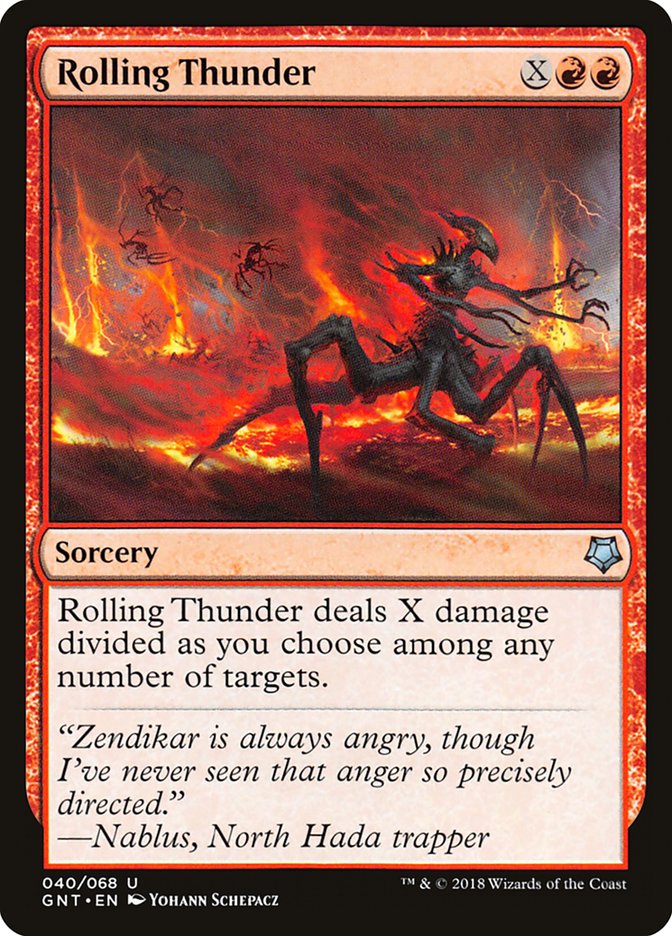 Rolling Thunder [Game Night 2018] Magic: The Gathering