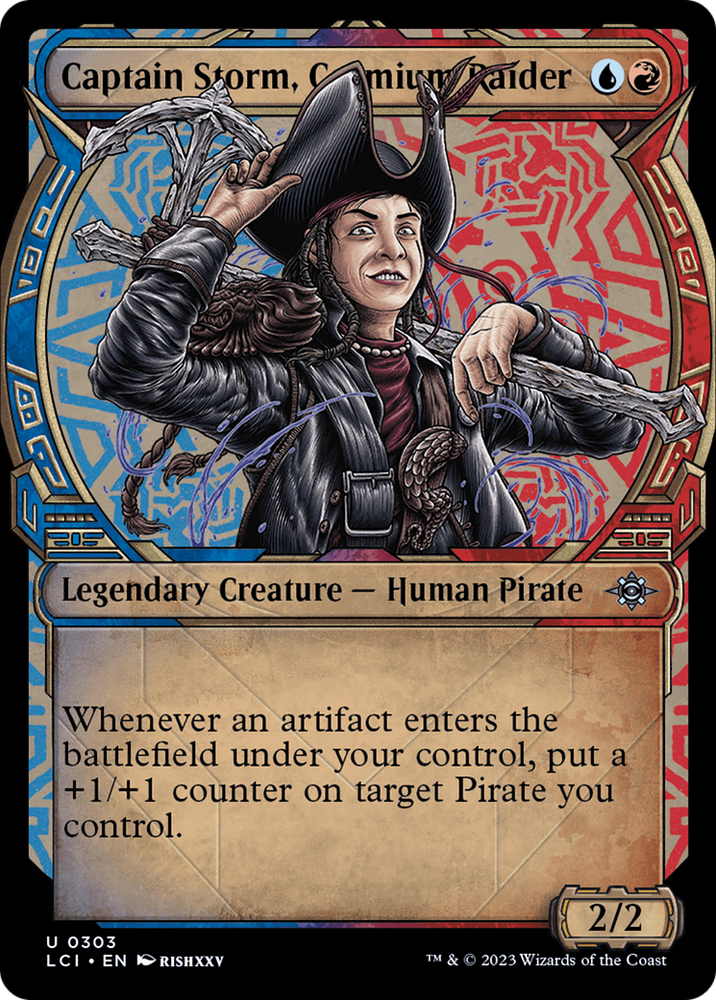 Captain Storm, Cosmium Raider (Showcase) [The Lost Caverns of Ixalan] Magic: The Gathering