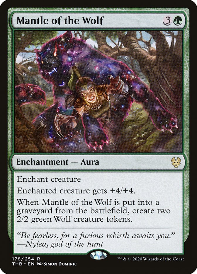 Mantle of the Wolf [Theros Beyond Death] Magic: The Gathering