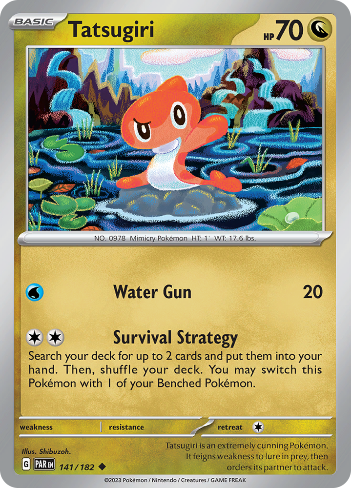 Tatsugiri (141/182) [Scarlet & Violet: Paradox Rift] Pokémon