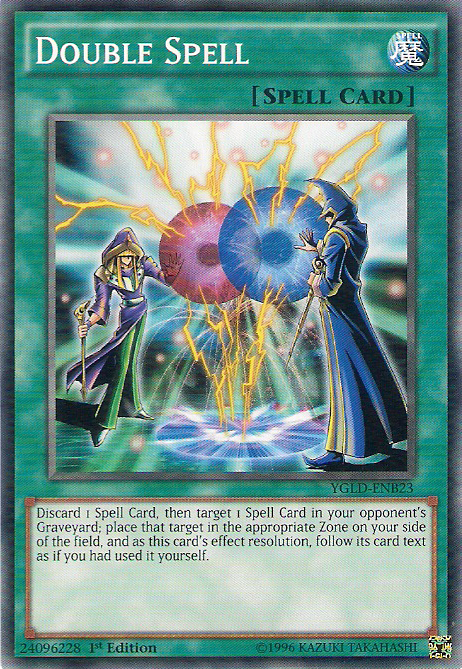 Double Spell [YGLD-ENB23] Common Yu-Gi-Oh!