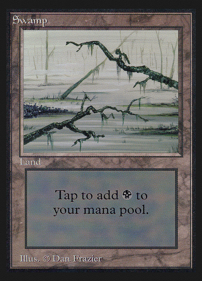 Swamp (Branches on Left and Right of Frame) [Collectors' Edition] Magic: The Gathering