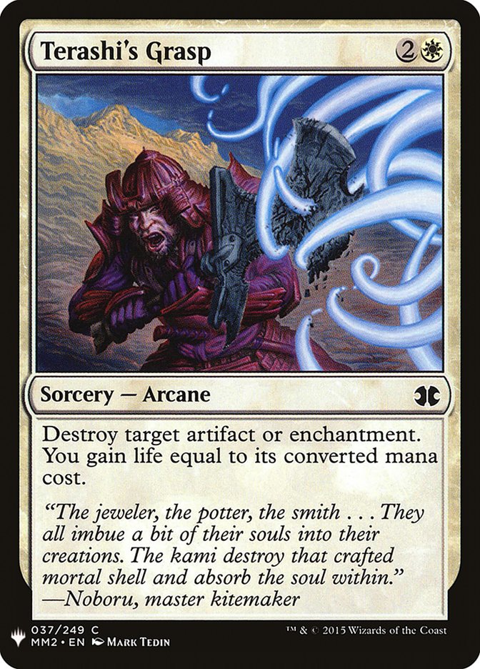 Terashi's Grasp [Mystery Booster] Magic: The Gathering