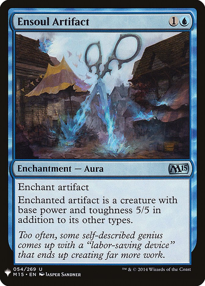 Ensoul Artifact [Mystery Booster] Magic: The Gathering