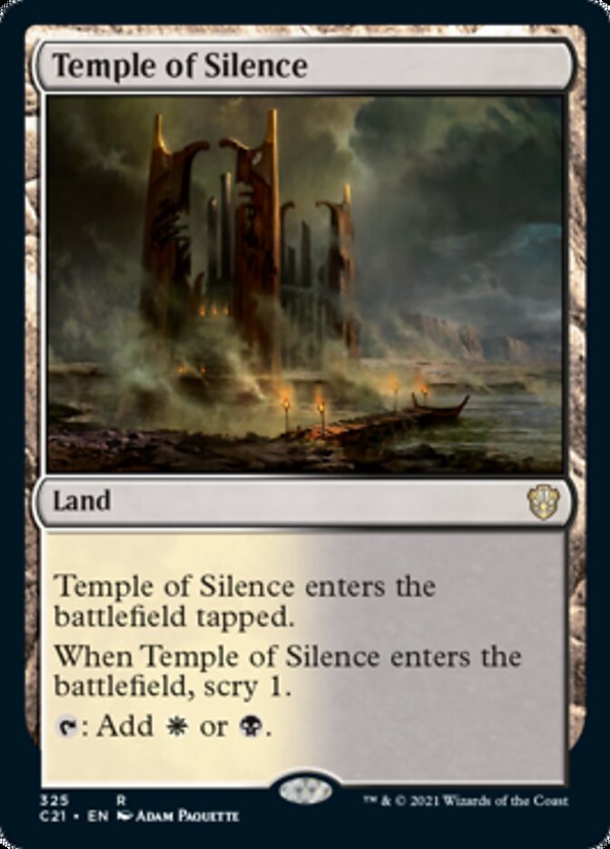 Temple of Silence [Commander 2021] Magic: The Gathering