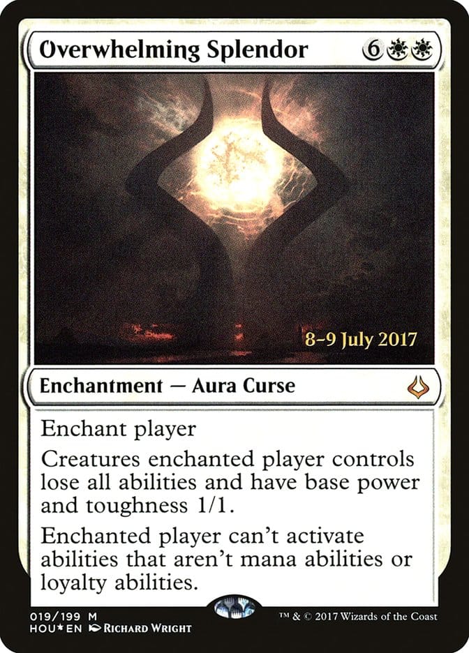 Overwhelming Splendor [Hour of Devastation Prerelease Promos] Magic: The Gathering