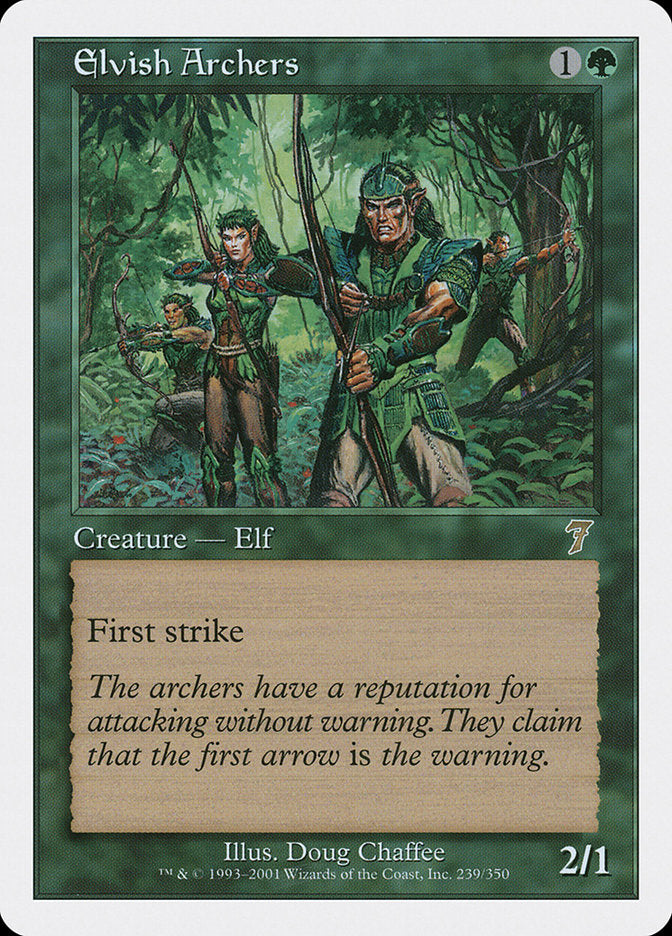 Elvish Archers [Seventh Edition] Magic: The Gathering