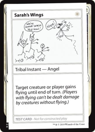 Sarah's Wings (2021 Edition) [Mystery Booster Playtest Cards] Magic: The Gathering
