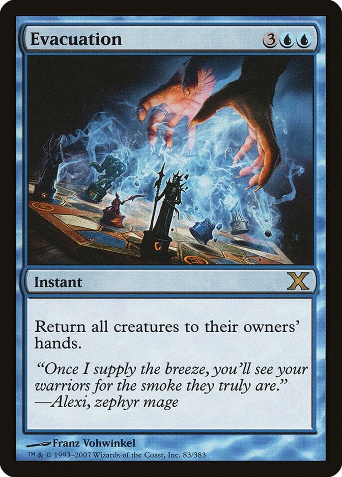 Evacuation [Tenth Edition] Magic: The Gathering