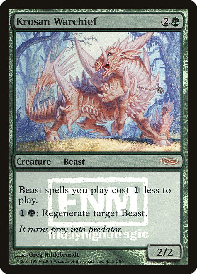 Krosan Warchief [Friday Night Magic 2004] Magic: The Gathering
