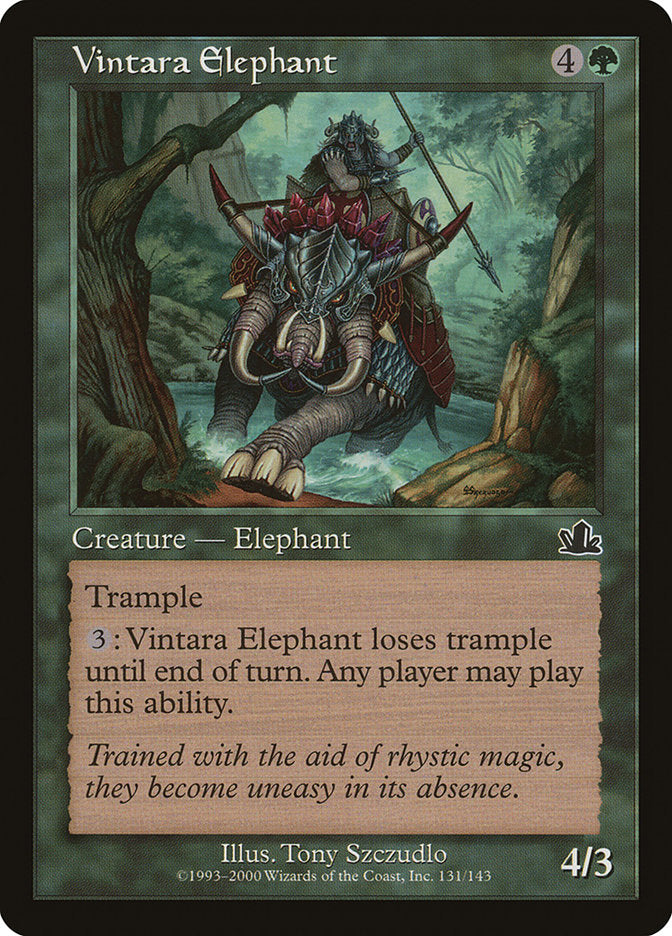 Vintara Elephant [Prophecy] Magic: The Gathering