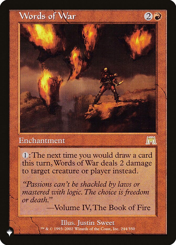 Words of War [The List] Magic: The Gathering