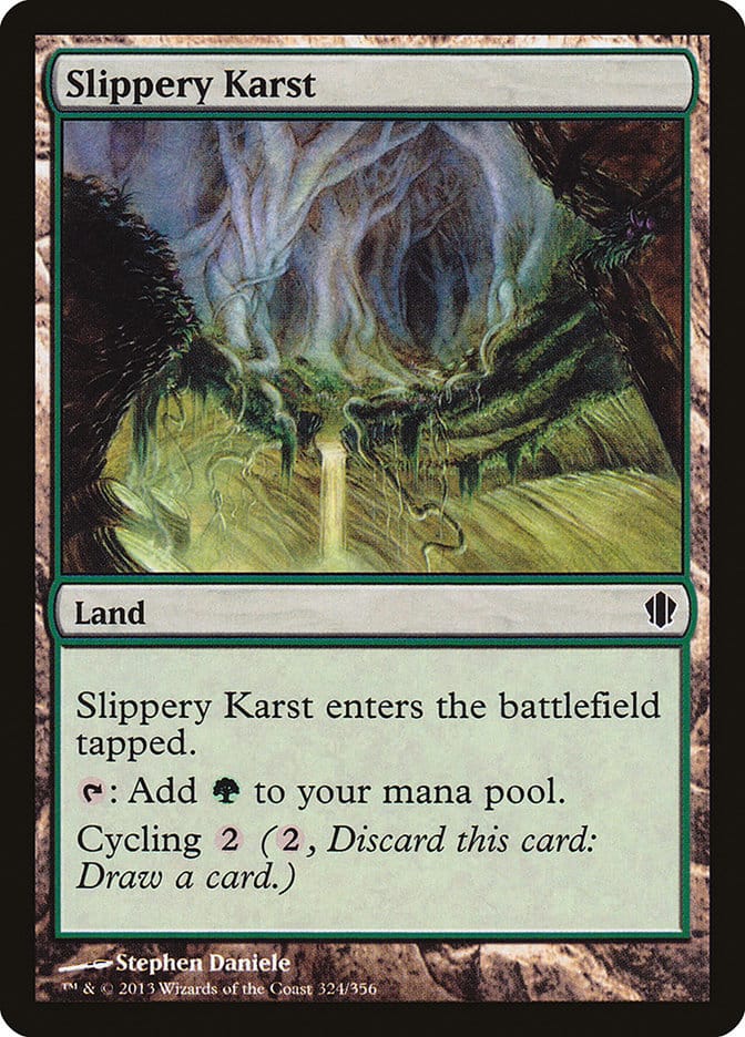 Slippery Karst [Commander 2013] Magic: The Gathering