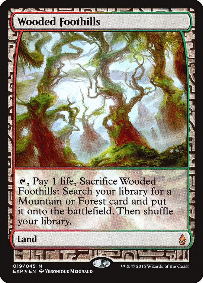 Wooded Foothills [Zendikar Expeditions] Magic: The Gathering