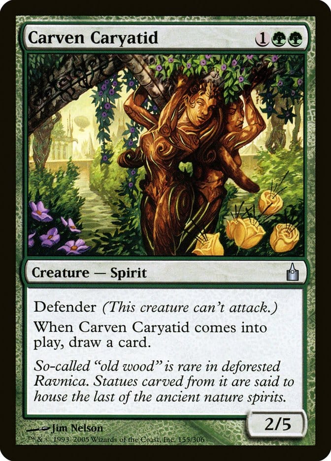 Carven Caryatid [Ravnica: City of Guilds] Magic: The Gathering