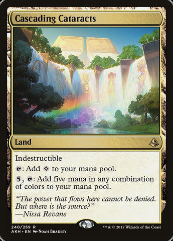 Cascading Cataracts [Amonkhet] Magic: The Gathering