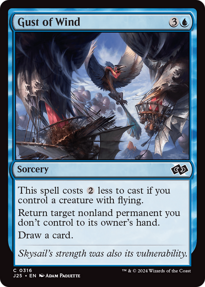 Gust of Wind [Foundations Jumpstart] Magic: The Gathering