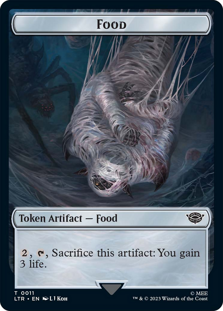 Food (11) // Treasure Double-Sided Token [The Lord of the Rings: Tales of Middle-Earth Tokens] Magic: The Gathering