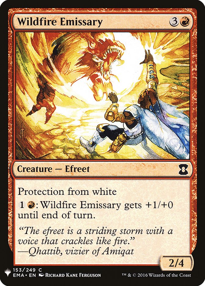 Wildfire Emissary [Mystery Booster] Magic: The Gathering