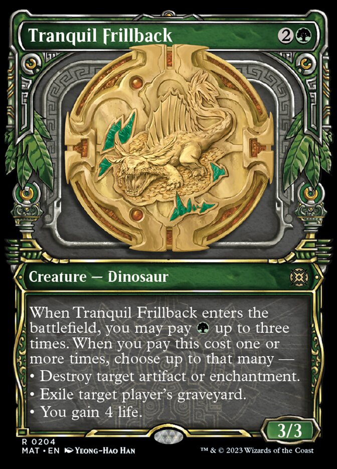 Tranquil Frillback (Showcase Halo Foil) [March of the Machine: The Aftermath] Magic: The Gathering