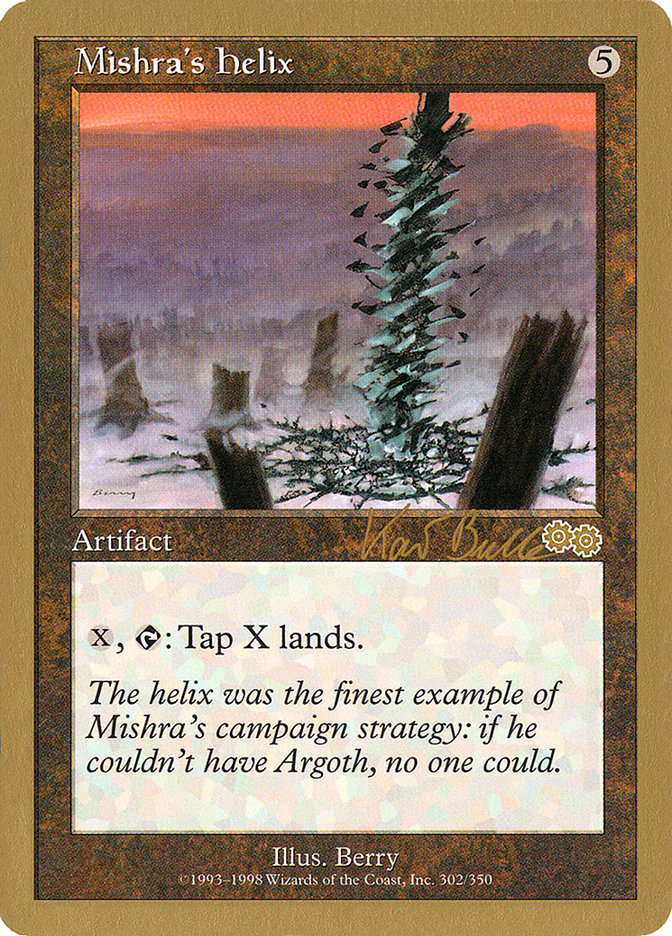 Mishra's Helix (Kai Budde) [World Championship Decks 1999] Magic: The Gathering