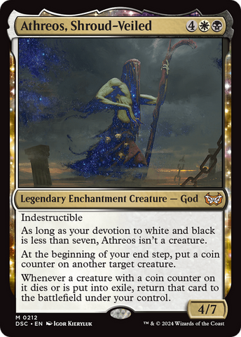 Athreos, Shroud-Veiled [Duskmourn: House of Horror Commander] Magic: The Gathering