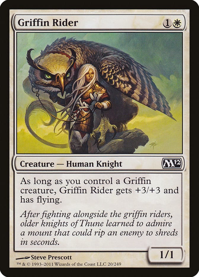 Griffin Rider [Magic 2012] Magic: The Gathering