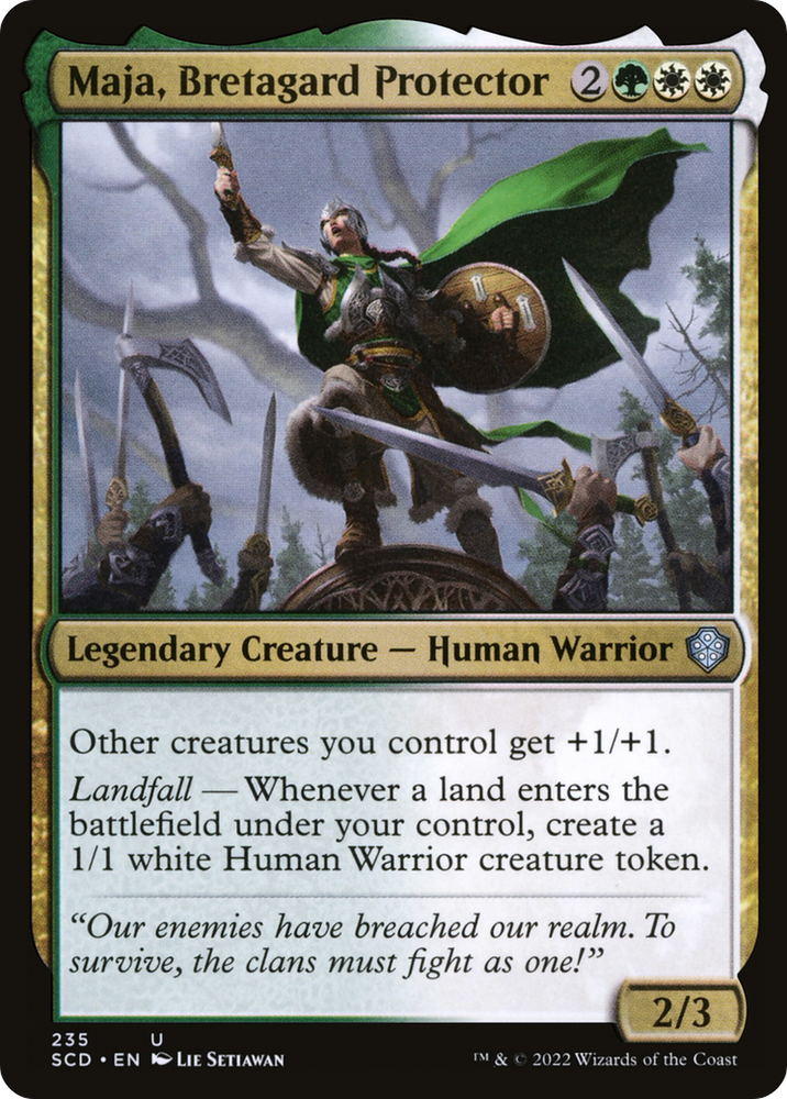Maja, Bretagard Protector [Starter Commander Decks] Magic: The Gathering