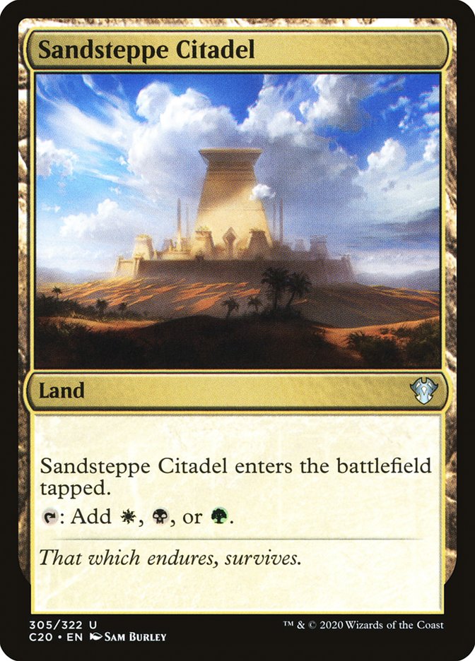 Sandsteppe Citadel [Commander 2020] Magic: The Gathering