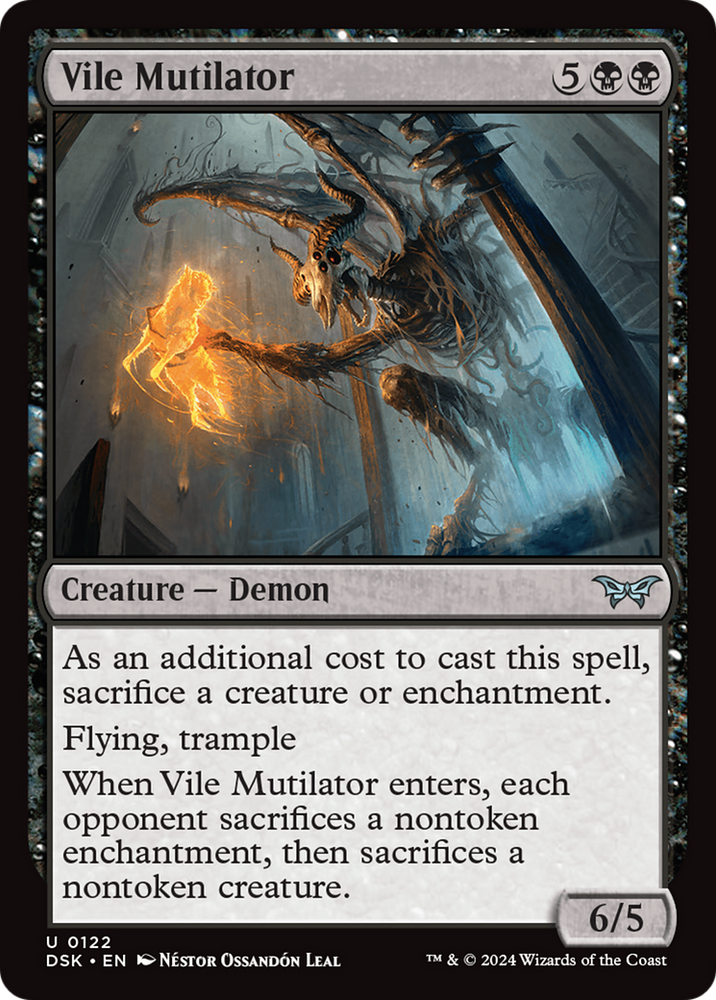 Vile Mutilator [Duskmourn: House of Horror] Magic: The Gathering