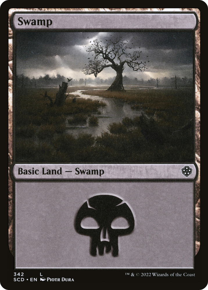 Swamp (342) [Starter Commander Decks] Magic: The Gathering