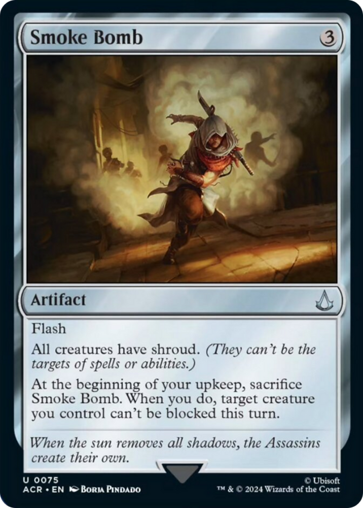Smoke Bomb [Assassin's Creed] Magic: The Gathering